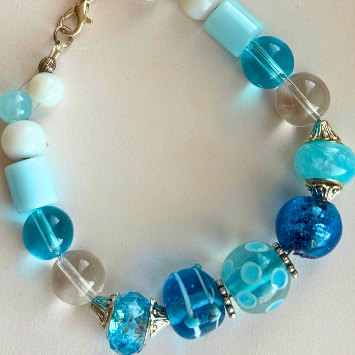 Charm Bracelet | Turquoise Coastal Beach Jewelry