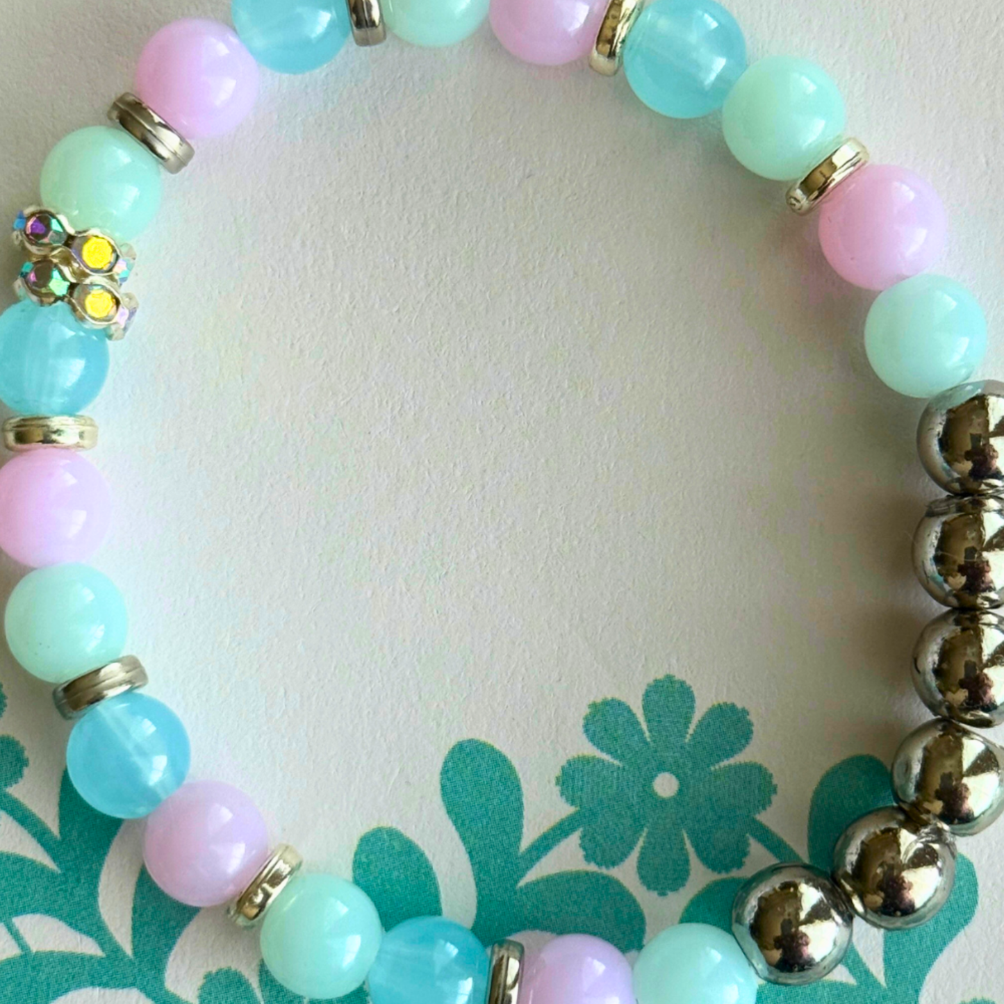 Coastal Stackable Beaded Bracelet Set Stretch | Beach-Inspired Jewelry