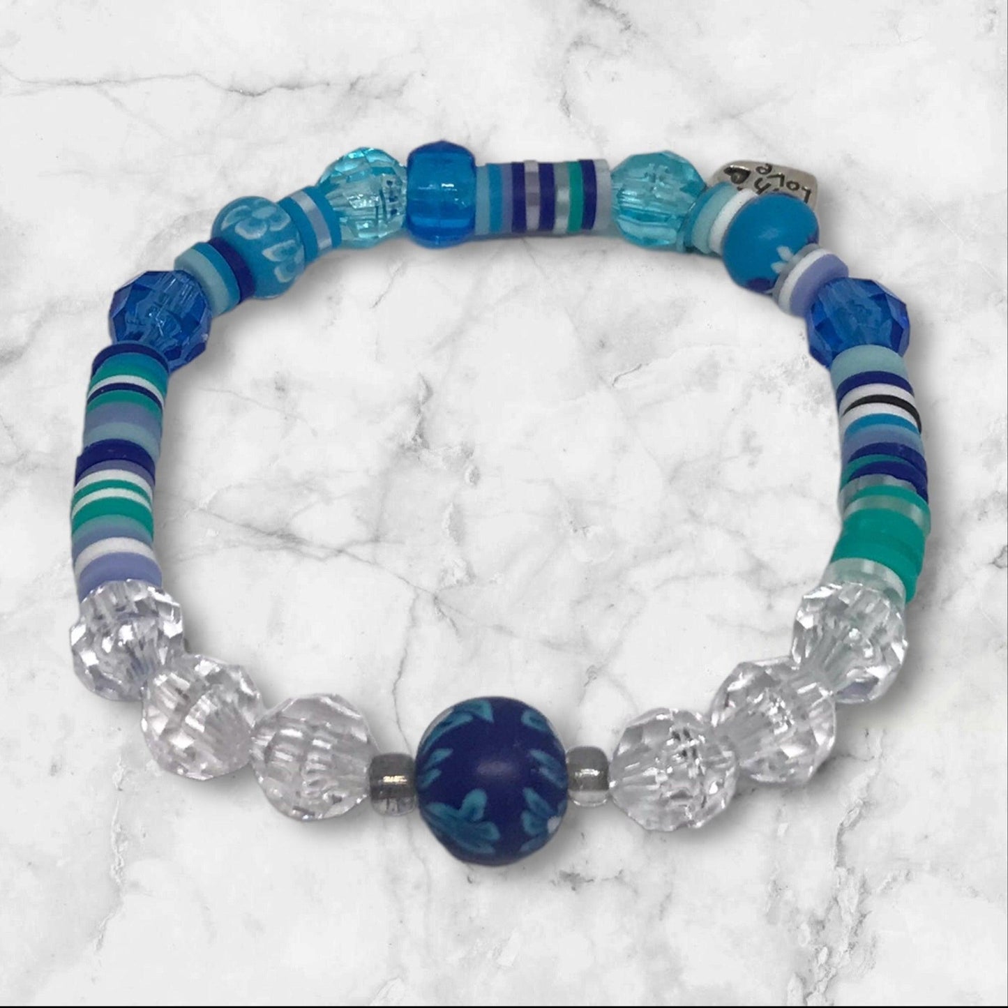 Blue Bell | Stretch and Leather Bracelets - Distinct Designs