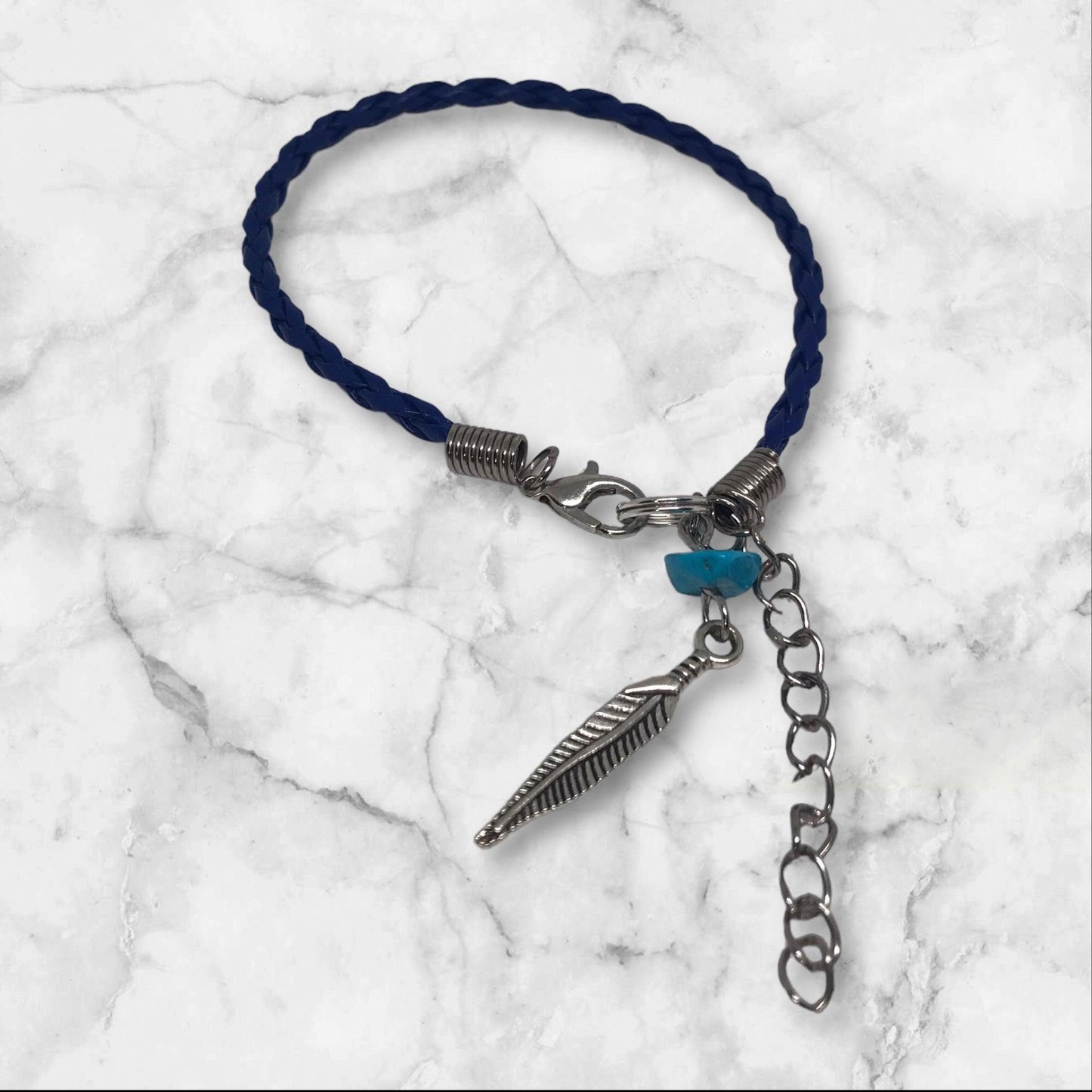 Blue Bell | Stretch and Leather Bracelets - Distinct Designs