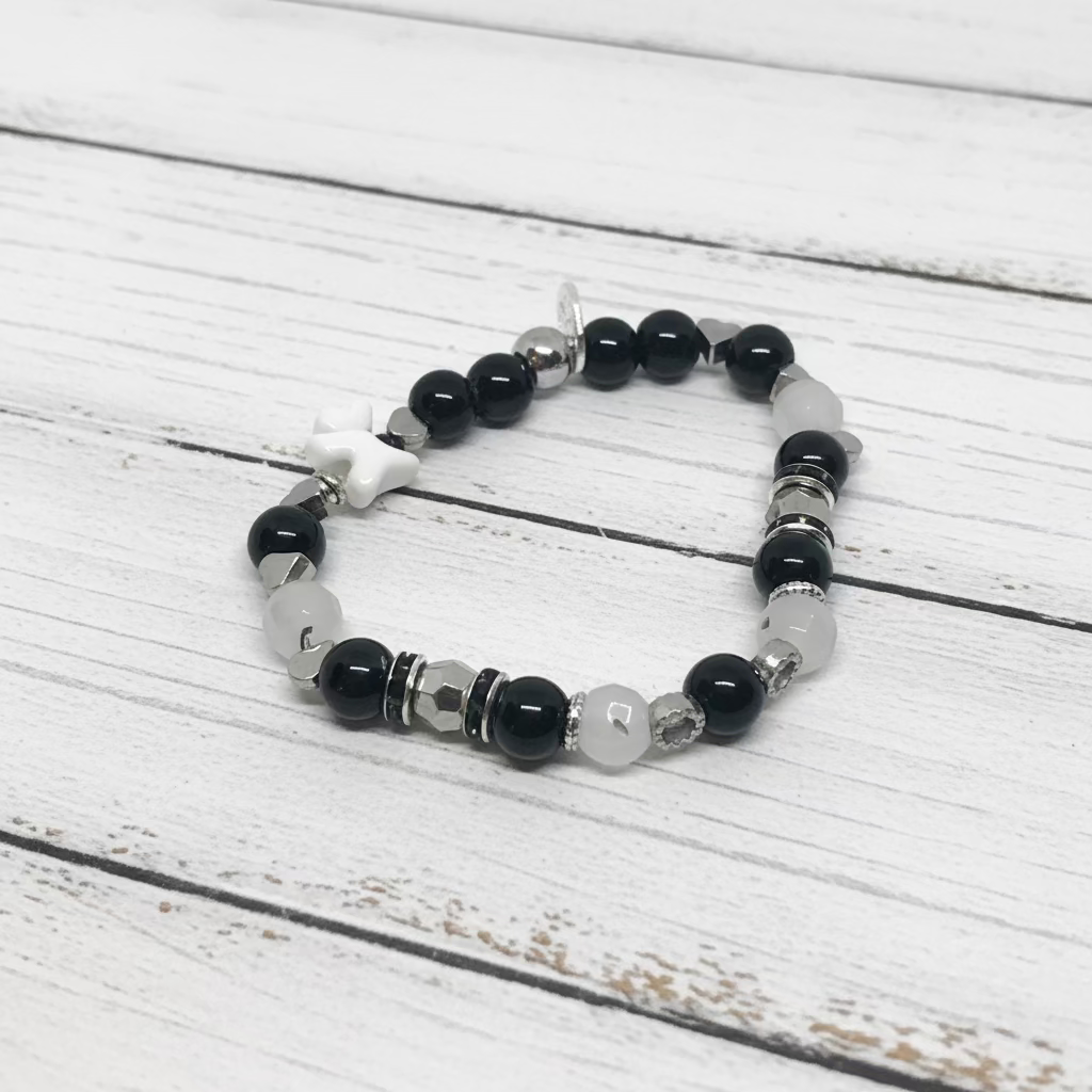 Dog Lover's Stretch Bracelet Bangle Set | Handmade Jewelry