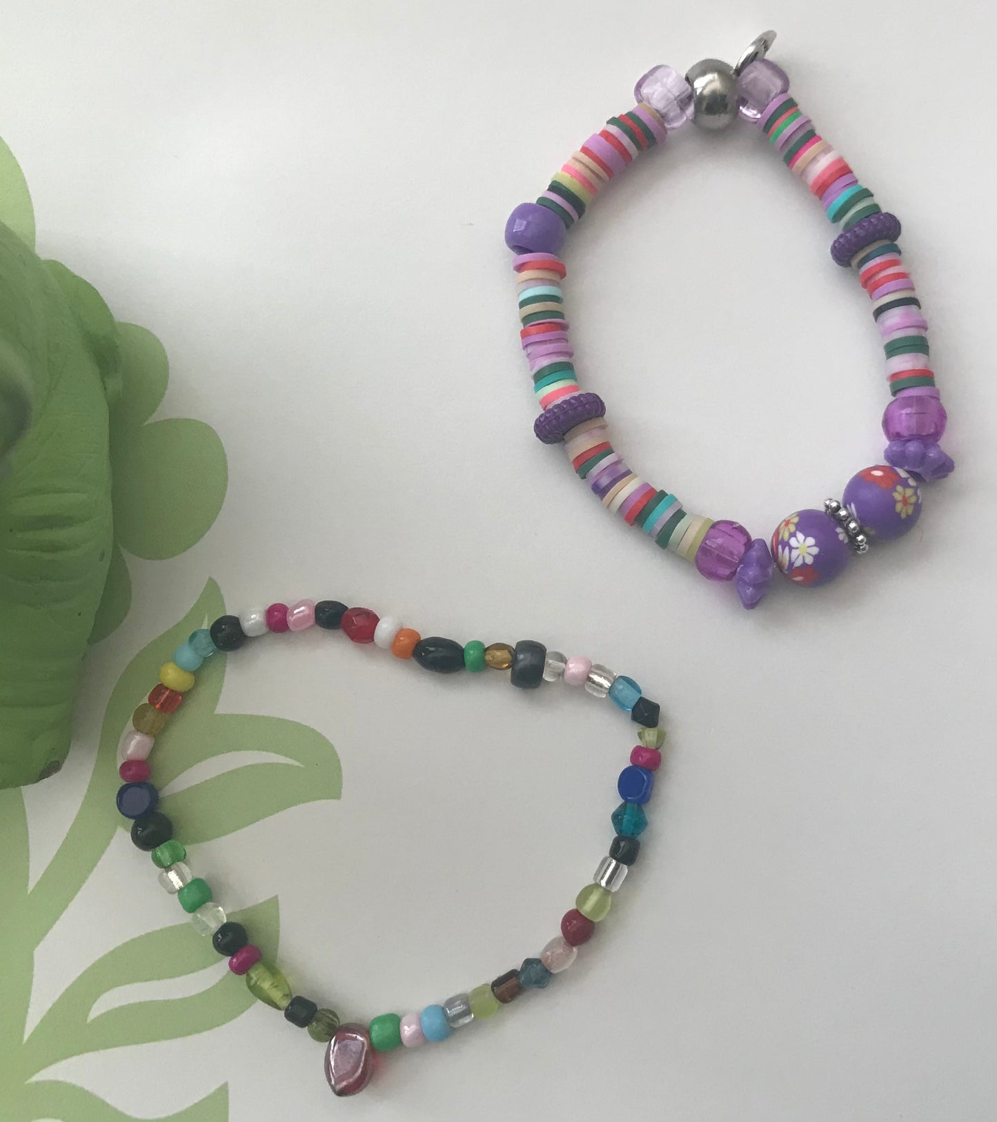 Silent Lady Sails | Bracelet Set Vibrant Boho Handmade Mixed Materials - Distinct Designs