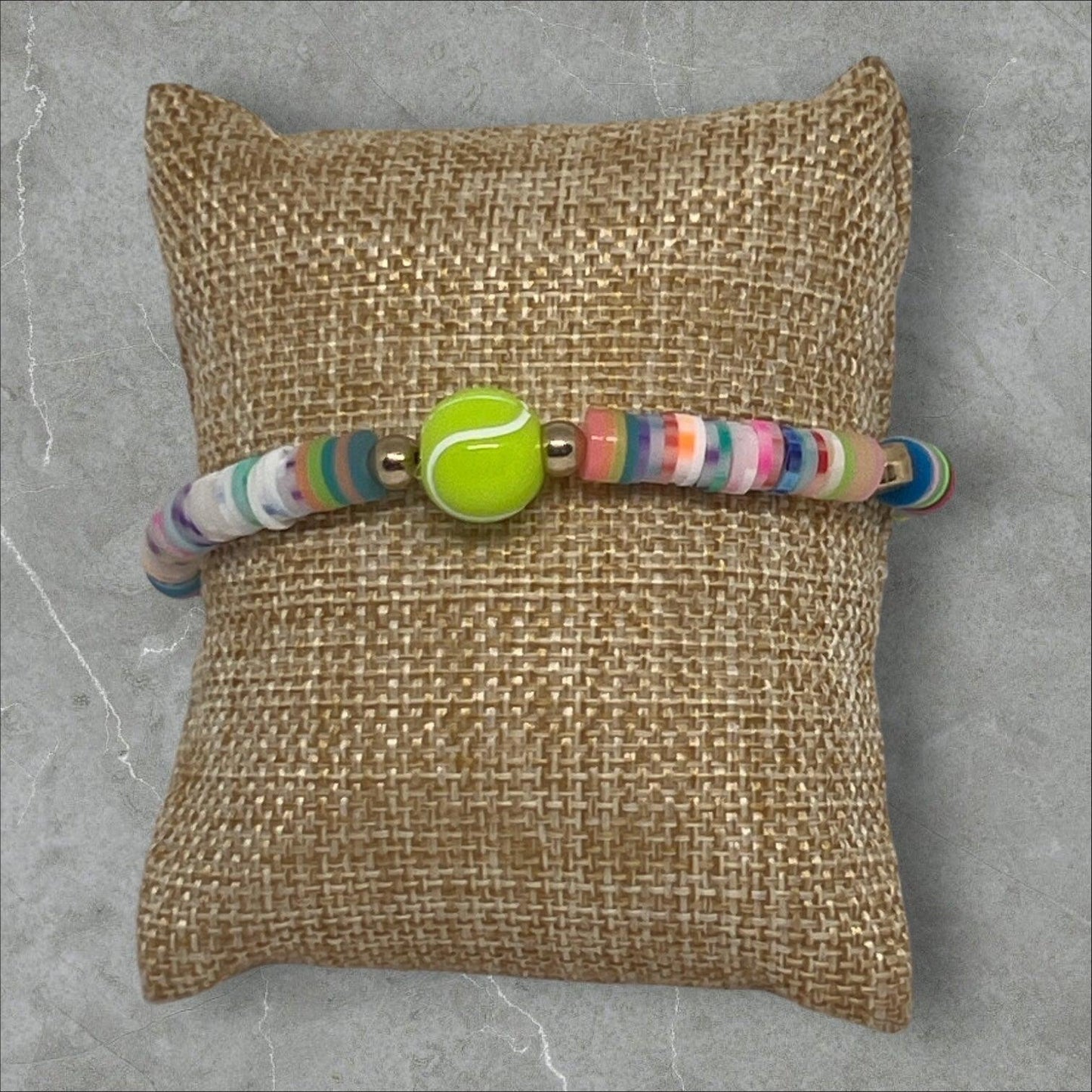 Tennis Star | Friendship Bracelet Playful Pastel Accessory for Tennis Lovers - Distinct Designs