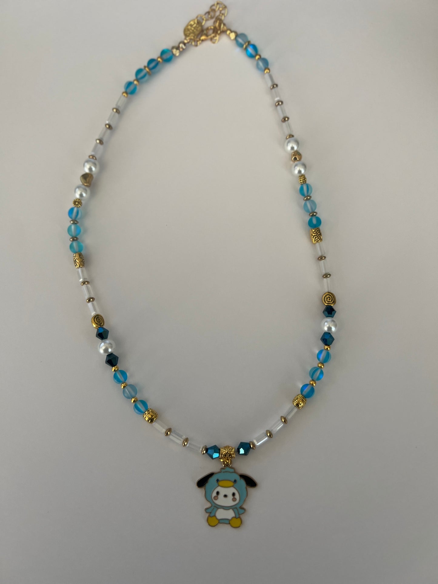 Pochacco in Blue Necklace