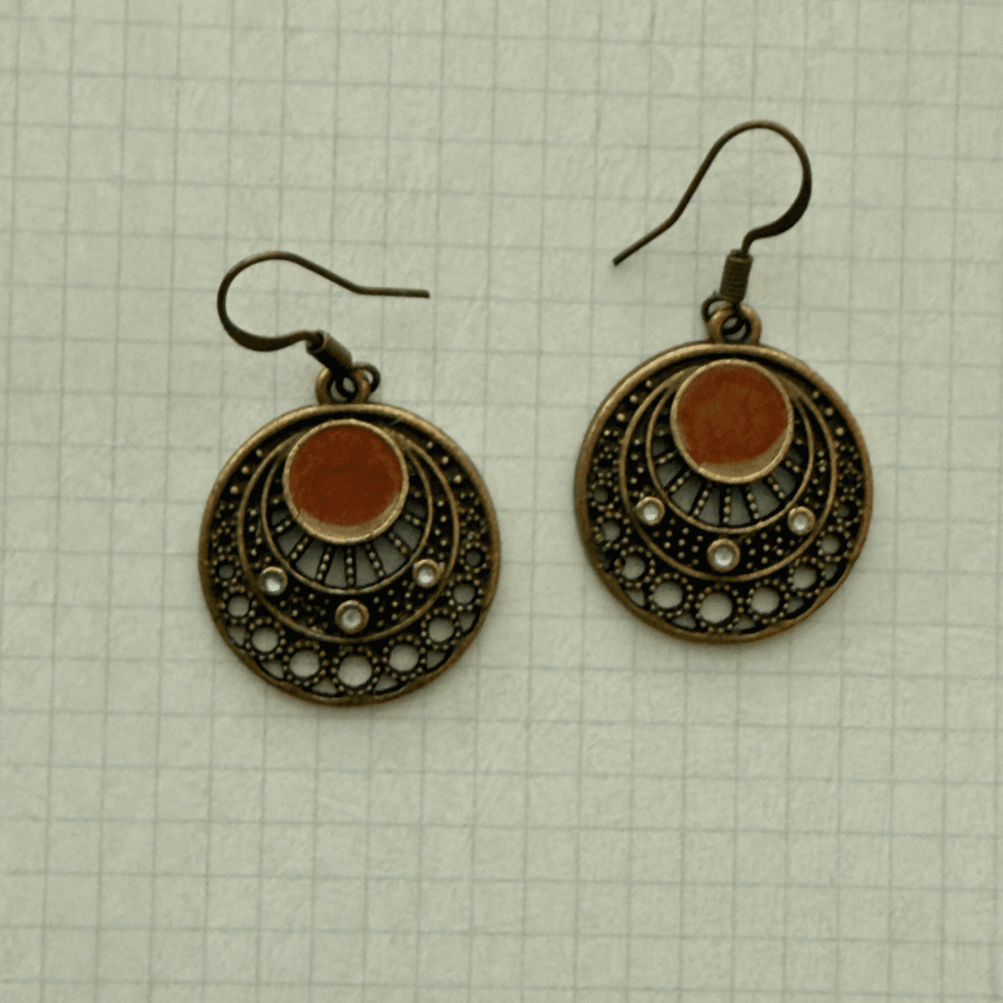 Antique Bronze Dangle Earrings | Boho Charm & Nature - Inspired Elegance - Distinct Designs