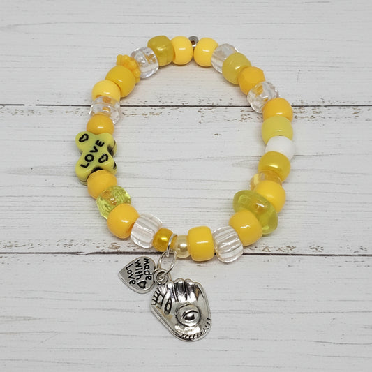 Baseball Friendship Beaded Bracelet Set | Sporty Chic Handmade Jewelry - Distinct Designs