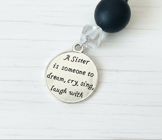 Beaded Bag Charm | Sparkly Inspirational Handmade Jewelry - Distinct Designs