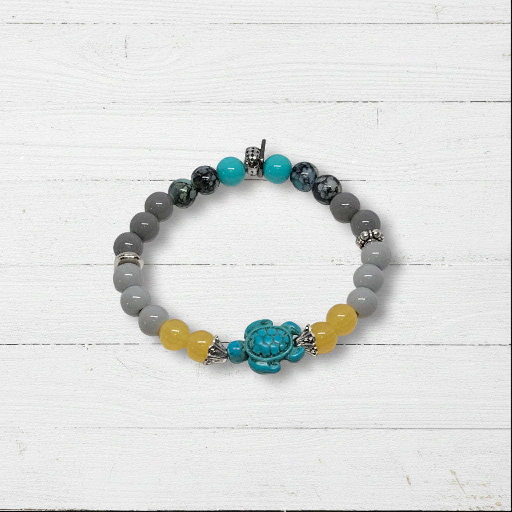 Beaded Mixed Media Bracelet Set | Coastal Landing Handmade Jewerly - Distinct Designs