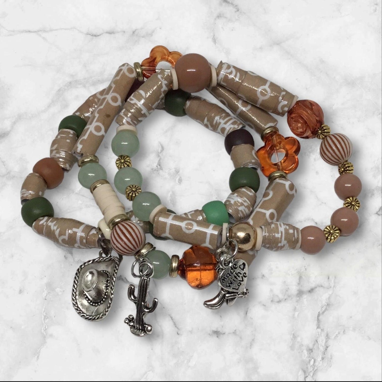 Desert Sand | Southwestern Handcrafted Unique Boho Bracelets - Distinct Designs