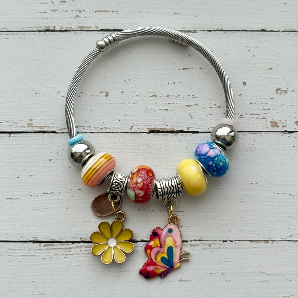 Dandelion Dreamer Bangle | Whimsical Beauty & Free - Spirited Charm - Distinct Designs