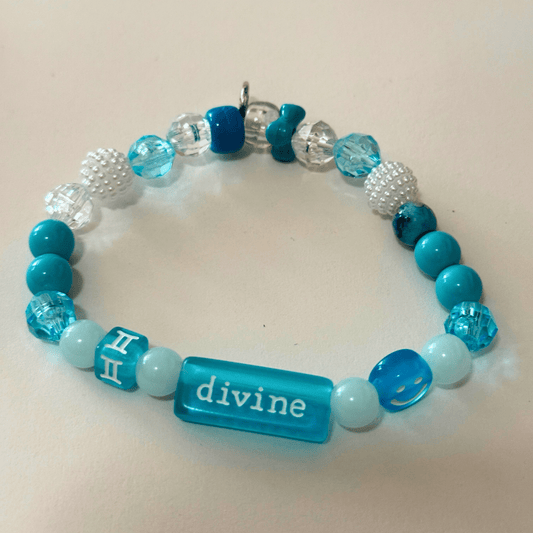 Gemini Beaded Bracelet Set | Cosmic Connection Handmade Jewelry - Distinct Designs