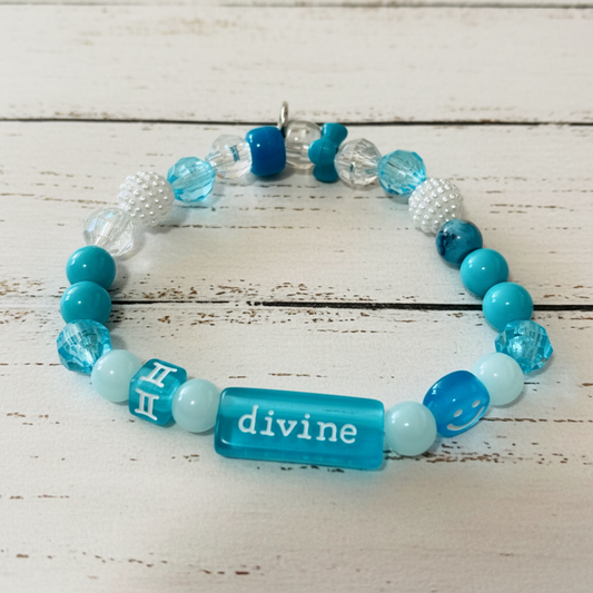 Gemini Beaded Bracelet Set | Cosmic Connection Handmade Jewelry - Distinct Designs