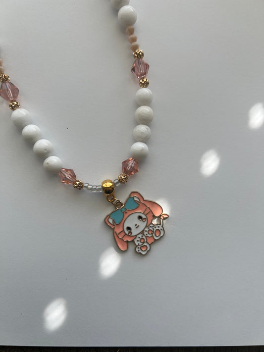 Glass Beaded Necklace | Handmade Kawaii Jewelry - Distinct Designs