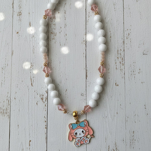 Glass Beaded Necklace | Handmade Kawaii Jewelry - Distinct Designs