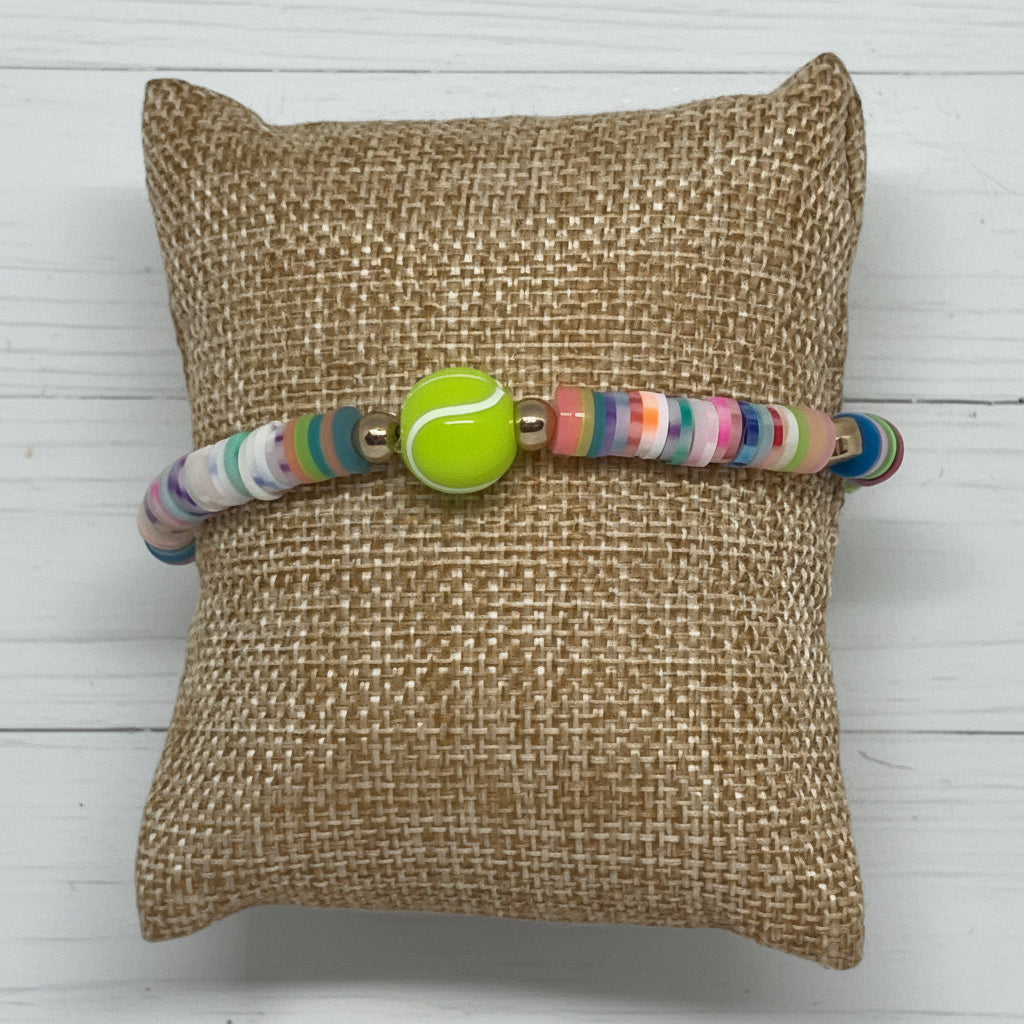 Heshi Beads Stretch Friendship Bracelet | Sporty Chic Handmade Jewelry - Distinct Designs