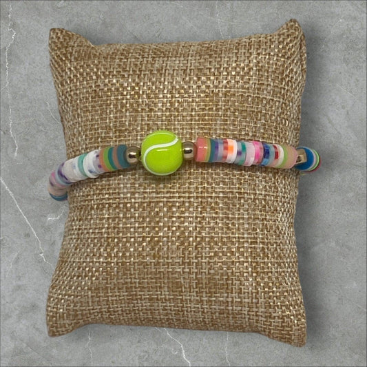 Heshi Beads Stretch Friendship Bracelet | Sporty Chic Handmade Jewelry - Distinct Designs