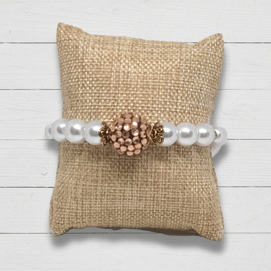 High Maintenance Glass Pearl Bracelet – Effortless Elegance! - Distinct Designs