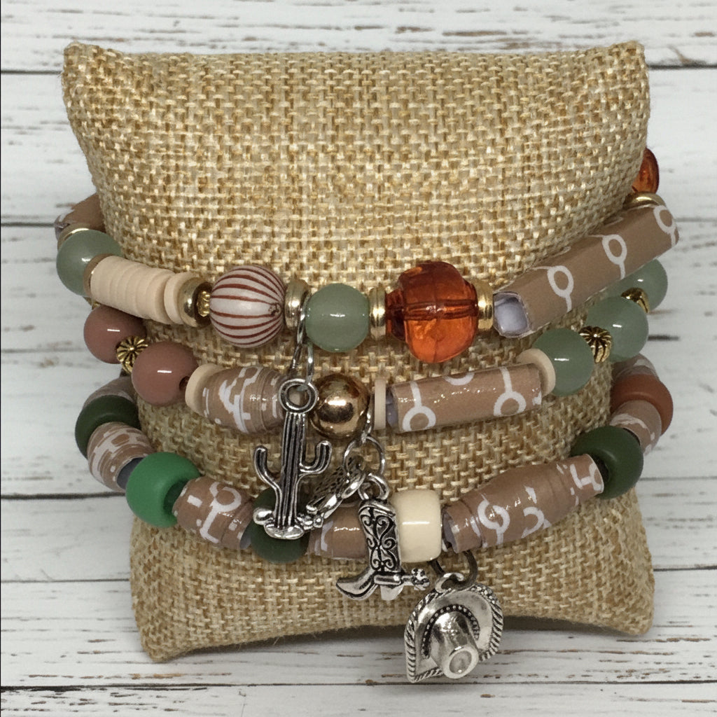 MIxed Media Western Bracelets | SouthWest Sands Handmade Jewelry - Distinct Designs