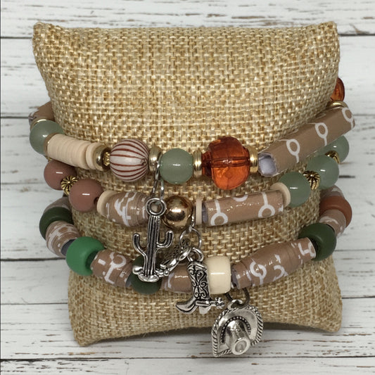 MIxed Media Western Bracelets | SouthWest Sands Handmade Jewelry - Distinct Designs