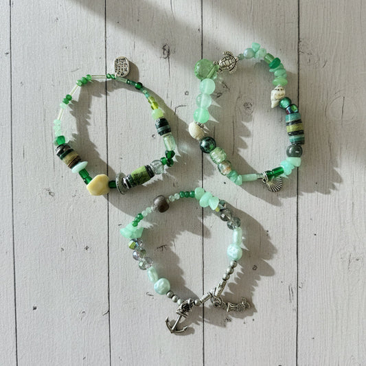 Natural Shell Naturtical Bracelets | Coastal Landing Handmade Jewelry - Distinct Designs