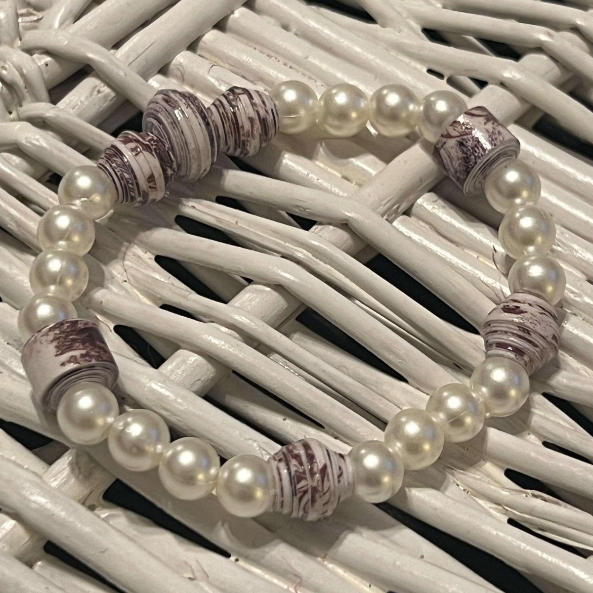 Pearly Woods Bracelet - Handmade, Stylish & Naturally Elegant - Distinct Designs