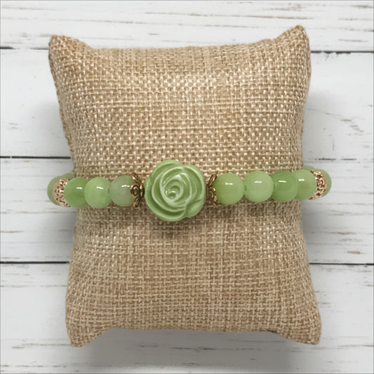 Succulent Charm Bracelet - Nature - Inspired Elegance - Distinct Designs