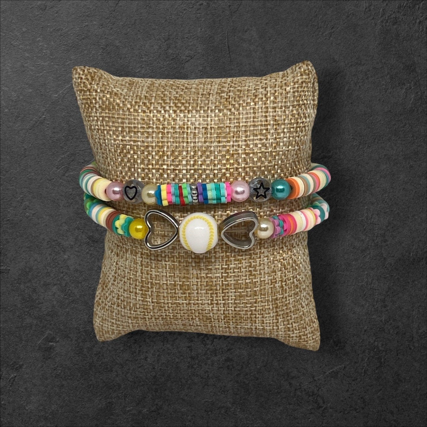 Tennis Ball Friendhip Bracelet Set | Sporty Chic Handmade Jewelry - Distinct Designs