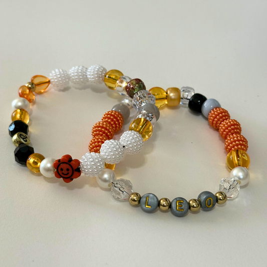 Beaded Eclectic Zodiaic Bracelet Set |  Cosmic Connection Handmade Jewelry