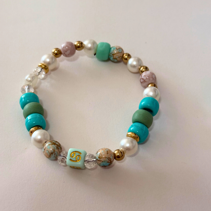 Beaded Zodiac Stretch Bracelet Set | Cosmic Collection Handmade Jewelry