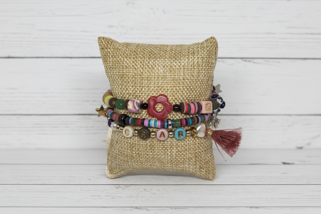 Crabby | 3-Piece Stretch Bracelets for Zodiac Lovers - Distinct Designs