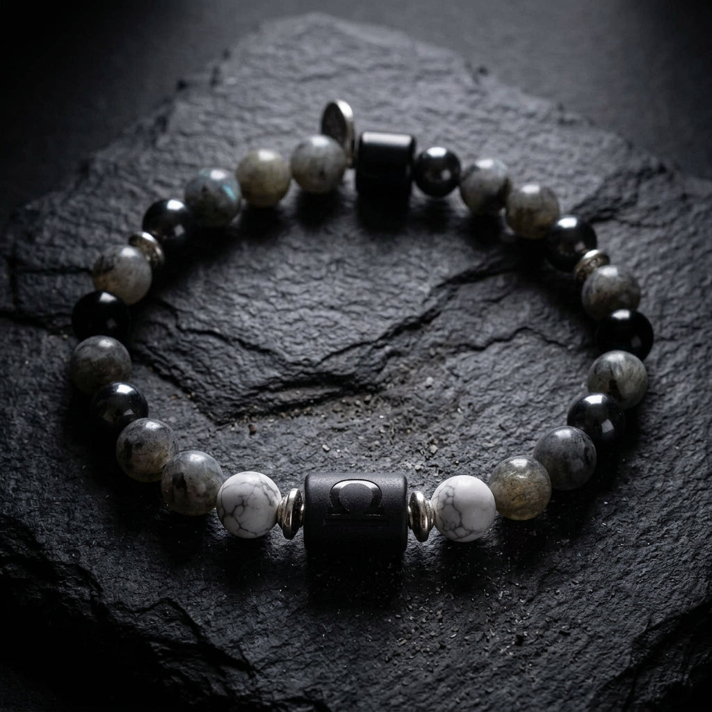 Libra bracelet on slate 