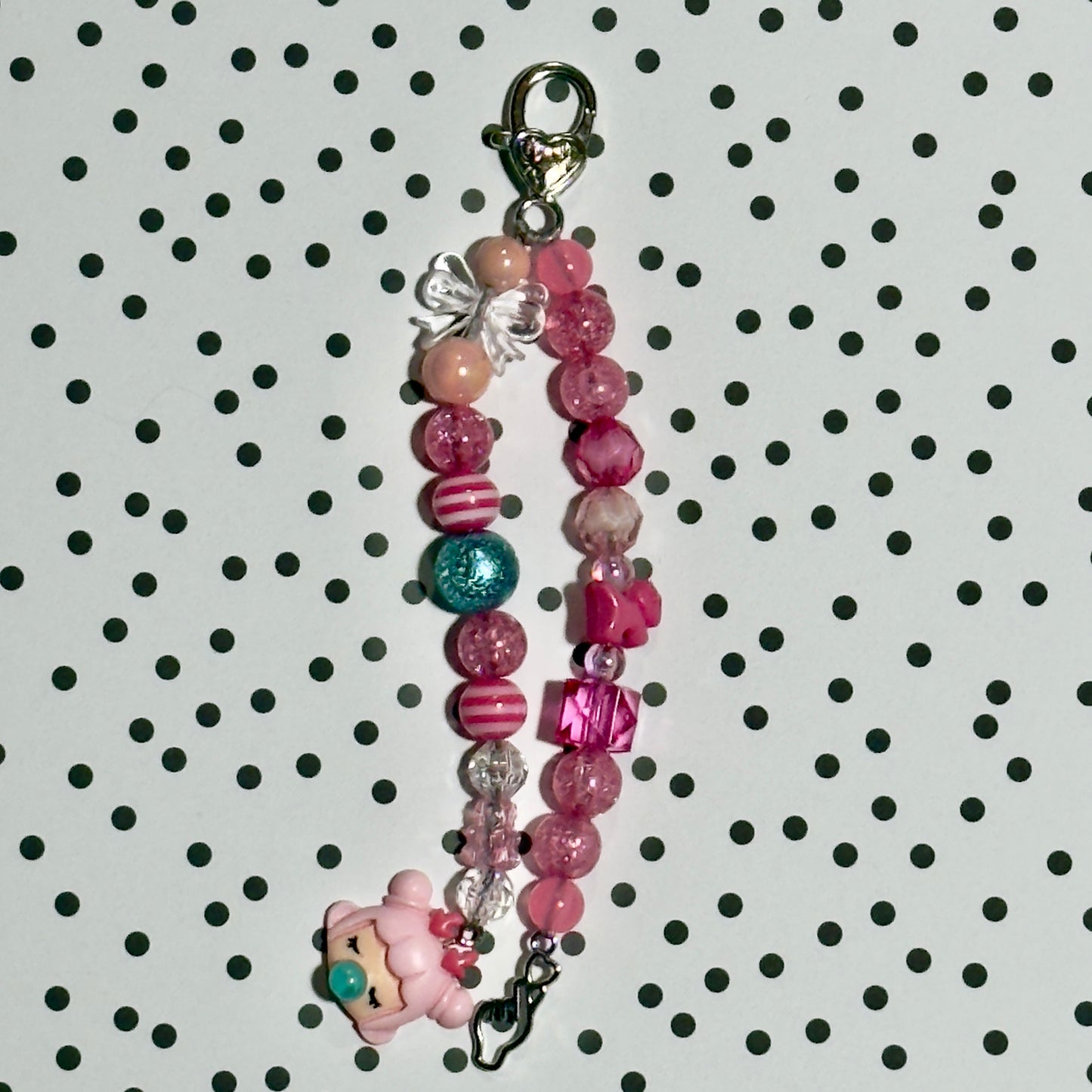 Sparkle Pink Bag Charm | Playful Shine & Kawaii-Inspired Flair