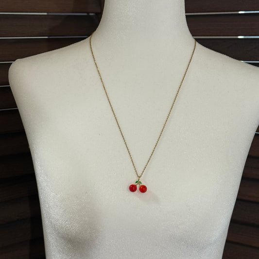 Very Cherry Charm Necklace | Bold Vivid Style