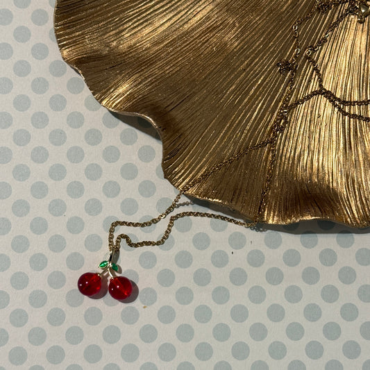 Very Cherry Charm Necklace | Bold Vivid Style