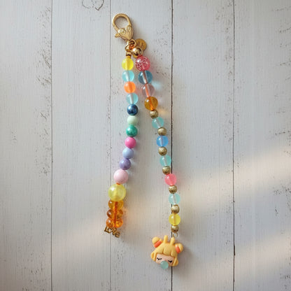 Candy Color Kawaii Bag Charm | Handmade Beaded Purse Charm