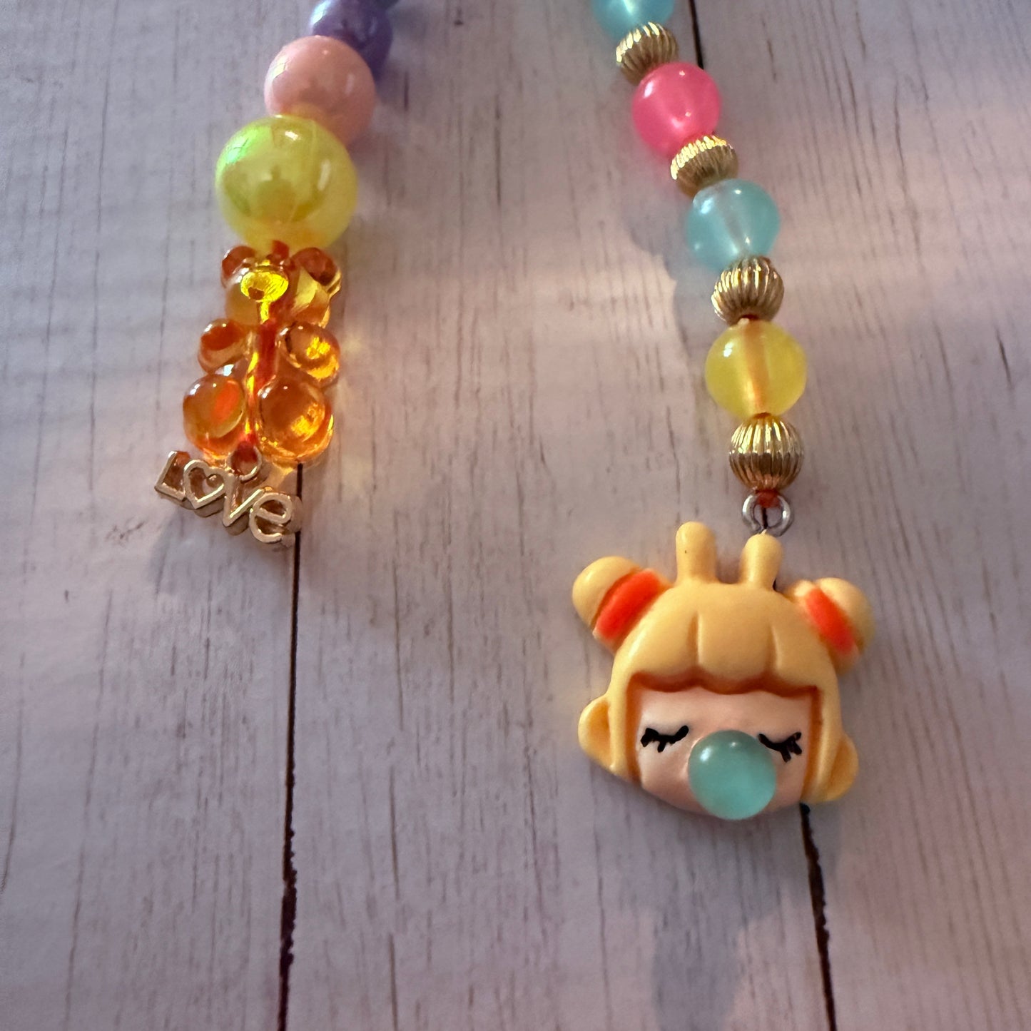 Candy Color Kawaii Bag Charm | Handmade Beaded Purse Charm