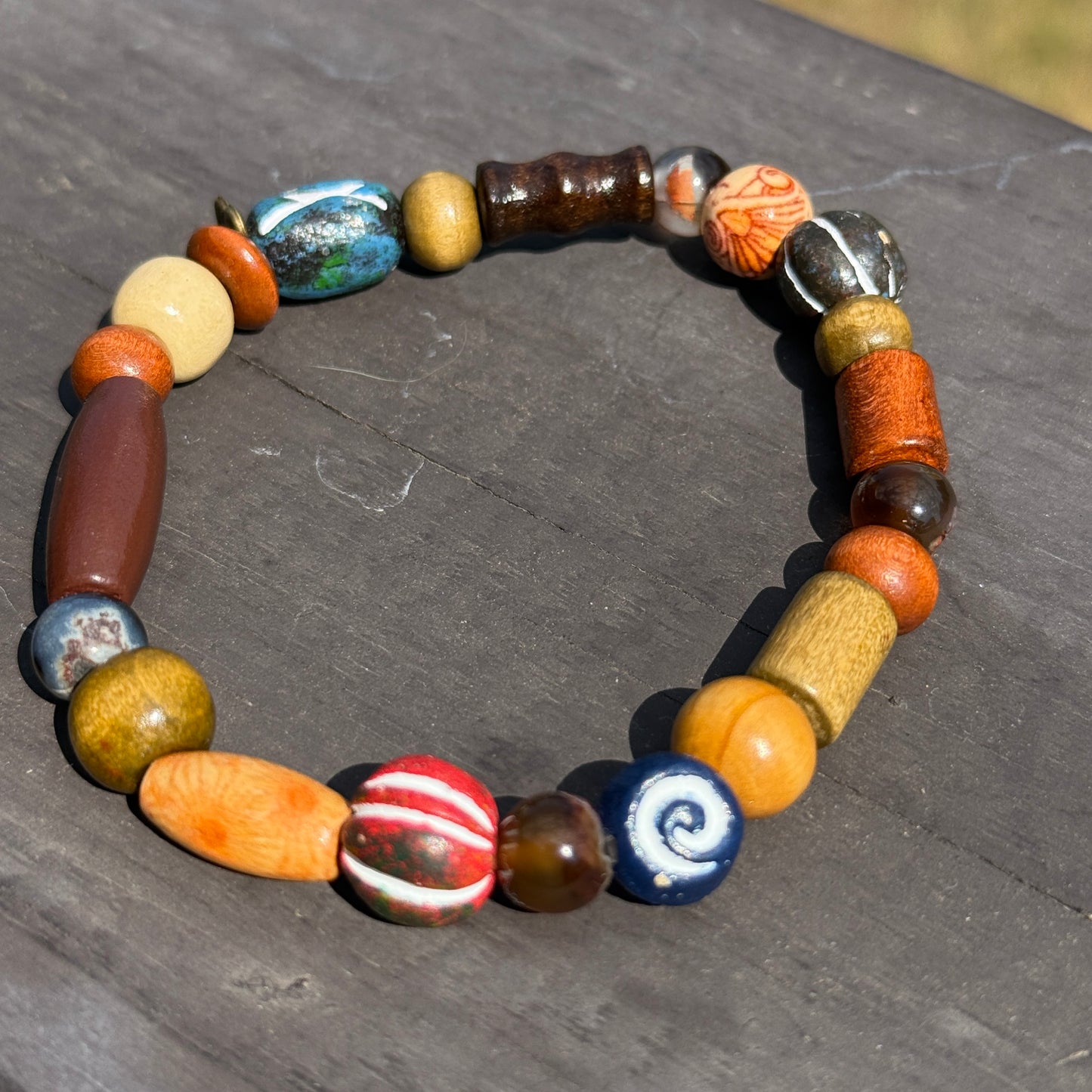 Mountain Air Men's Stretch Bracelet | Tribal Inspired Jewelry