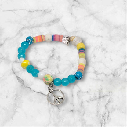 Gift Bag | Handmade Beachy Vibes Bracelet with Unique Charms - Distinct Designs