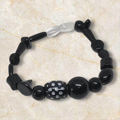 Native Song | Ethnic Inspired Glass Bead Stretch Handcrafted Bracelet - Distinct Designs