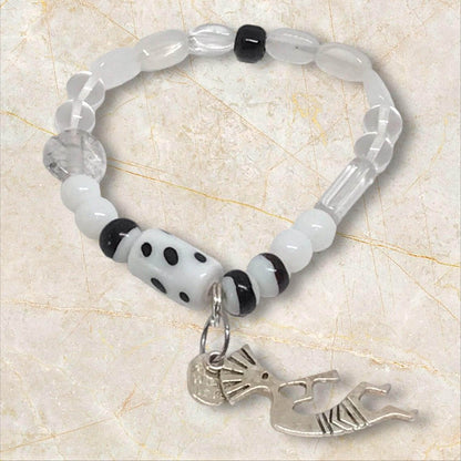 Native Song | Ethnic Inspired Glass Bead Stretch Handcrafted Bracelet - Distinct Designs