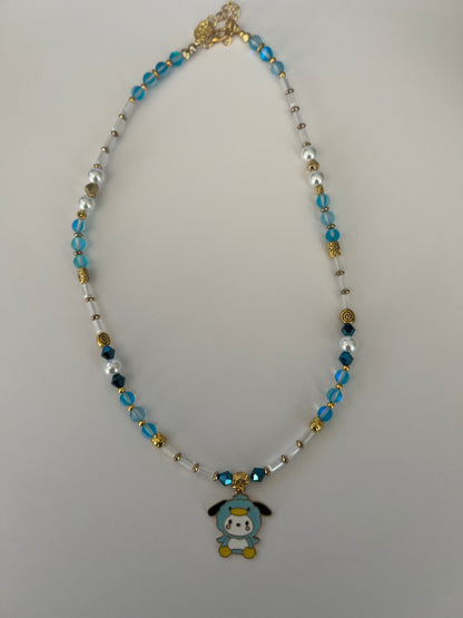 Pochacco in Blue Necklace