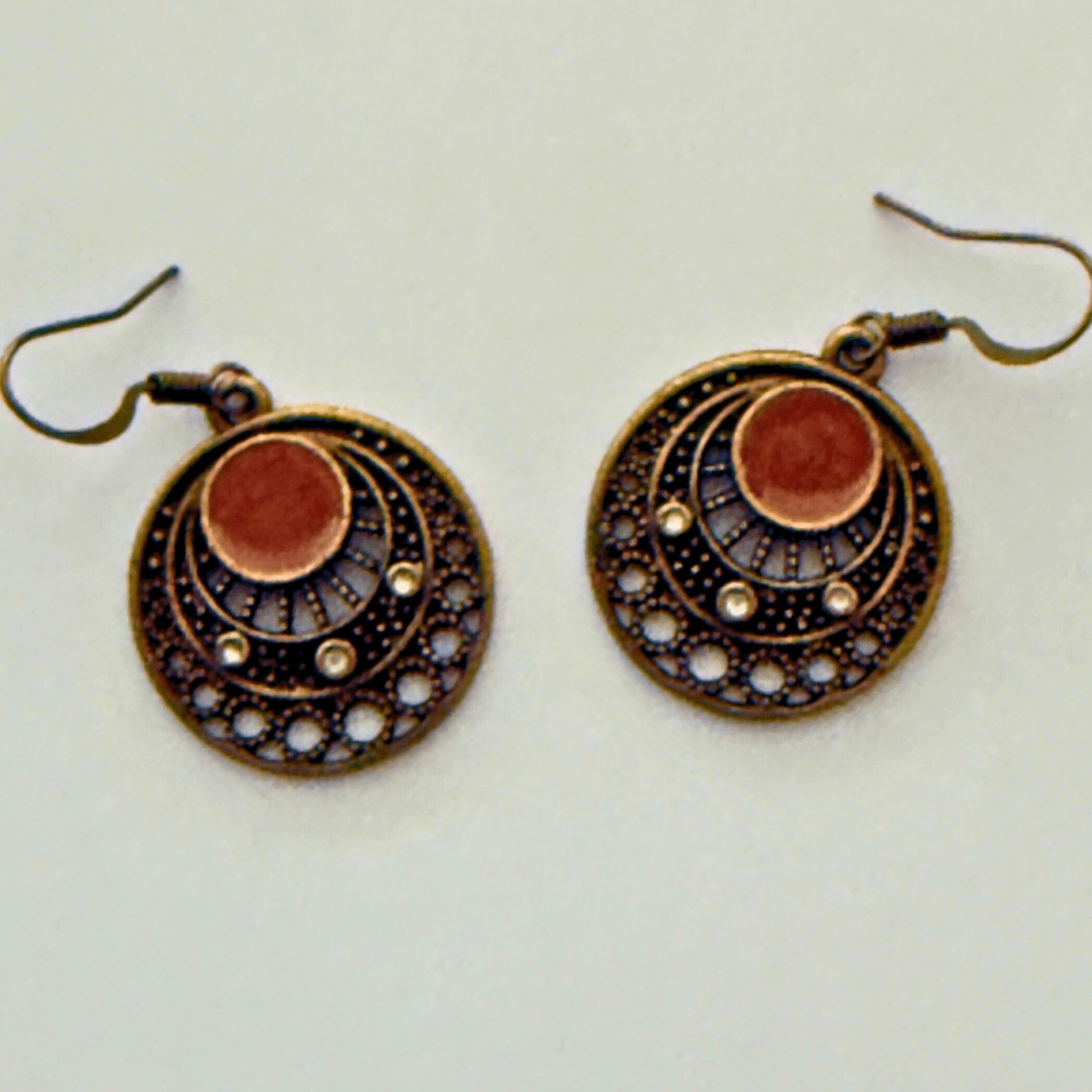 Antique Bronze Dangle Earrings | Boho Charm & Nature - Inspired Elegance - Distinct Designs