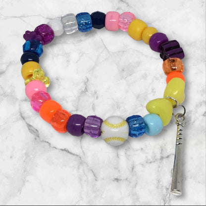 Baseball Friendship Beaded Bracelet Set | Sporty Chic Handmade Jewelry - Distinct Designs