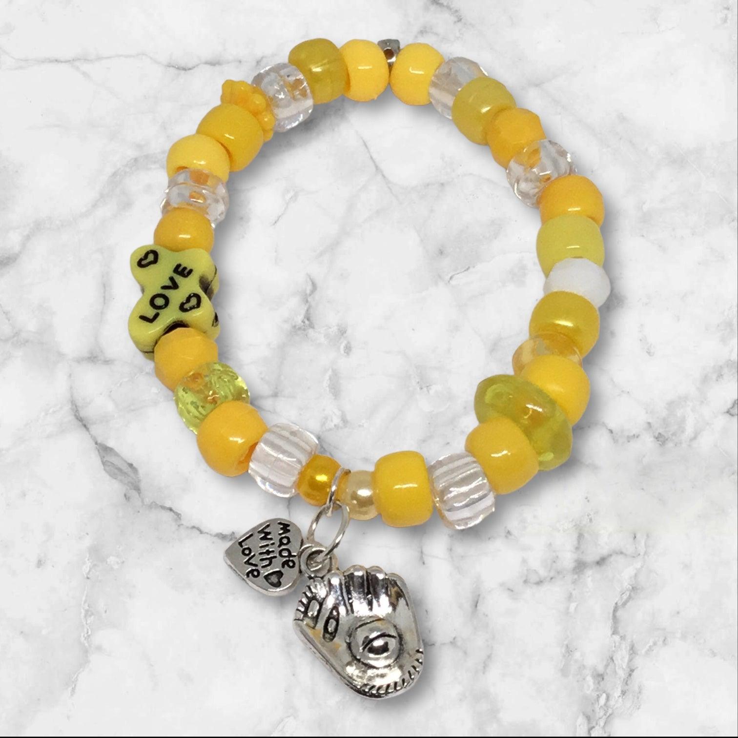 Baseball Friendship Beaded Bracelet Set | Sporty Chic Handmade Jewelry - Distinct Designs