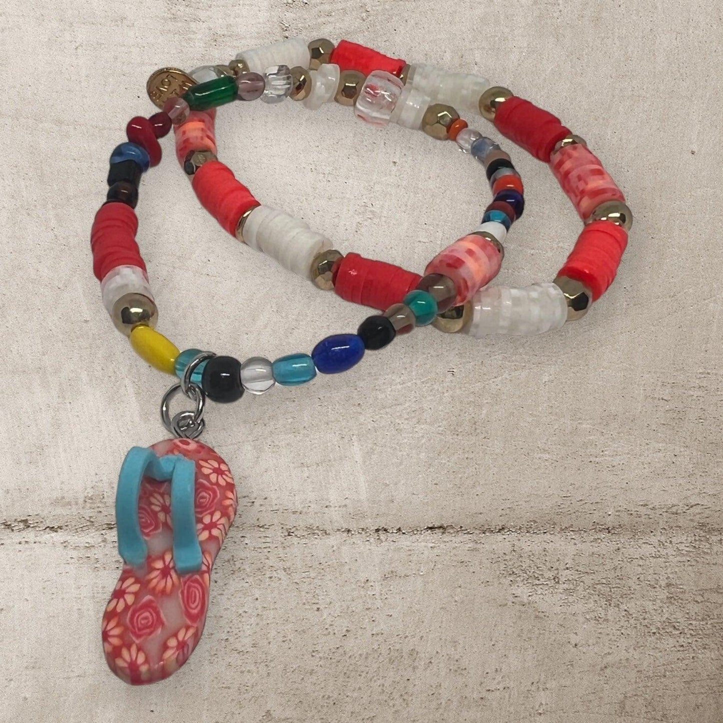 Beach Walk in the Sand Bracelet Set - Playful & Beachy Vibes - Distinct Designs