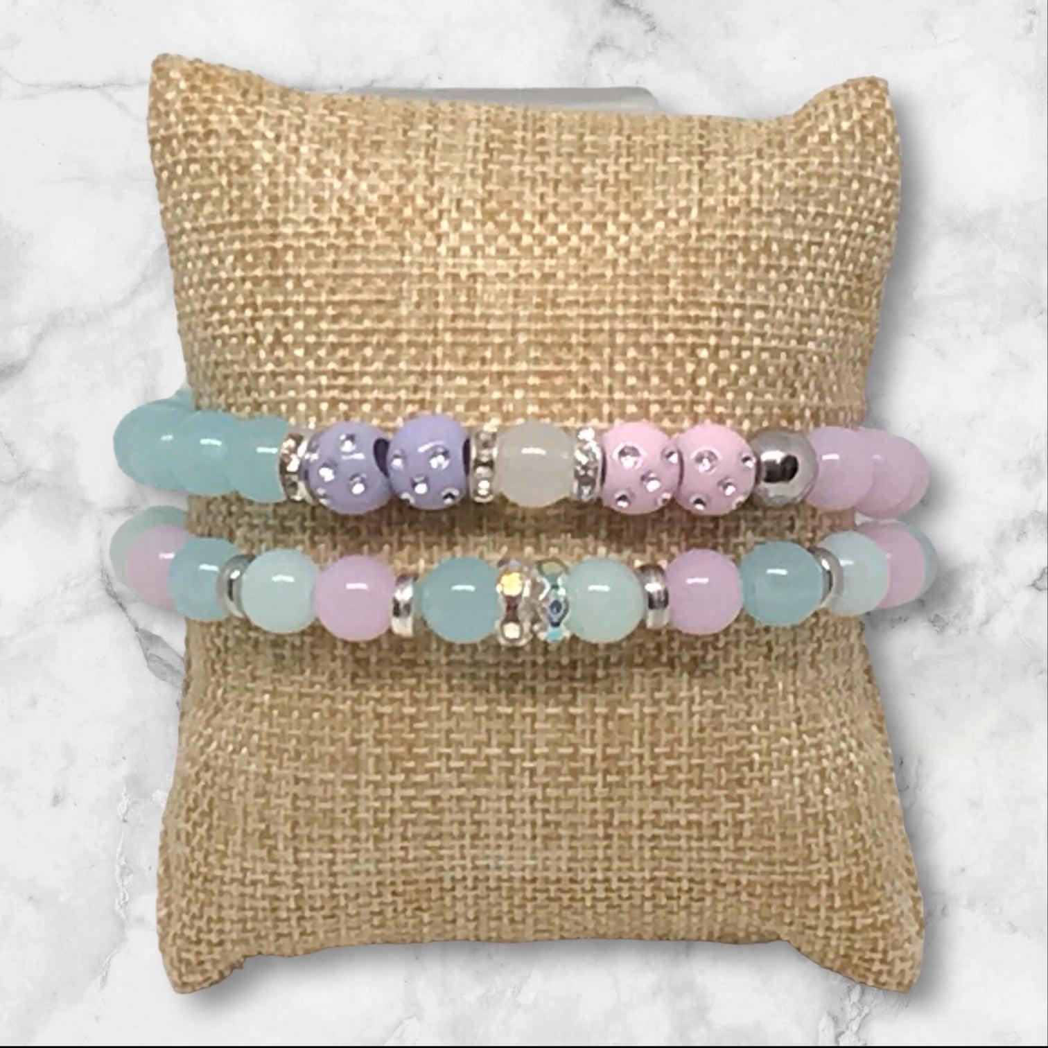 Beaded Charm Bracelet Set | Coastal Landing Handmade Jewelry - Distinct Designs