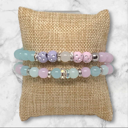 Beaded Charm Bracelet Set | Coastal Landing Handmade Jewelry - Distinct Designs