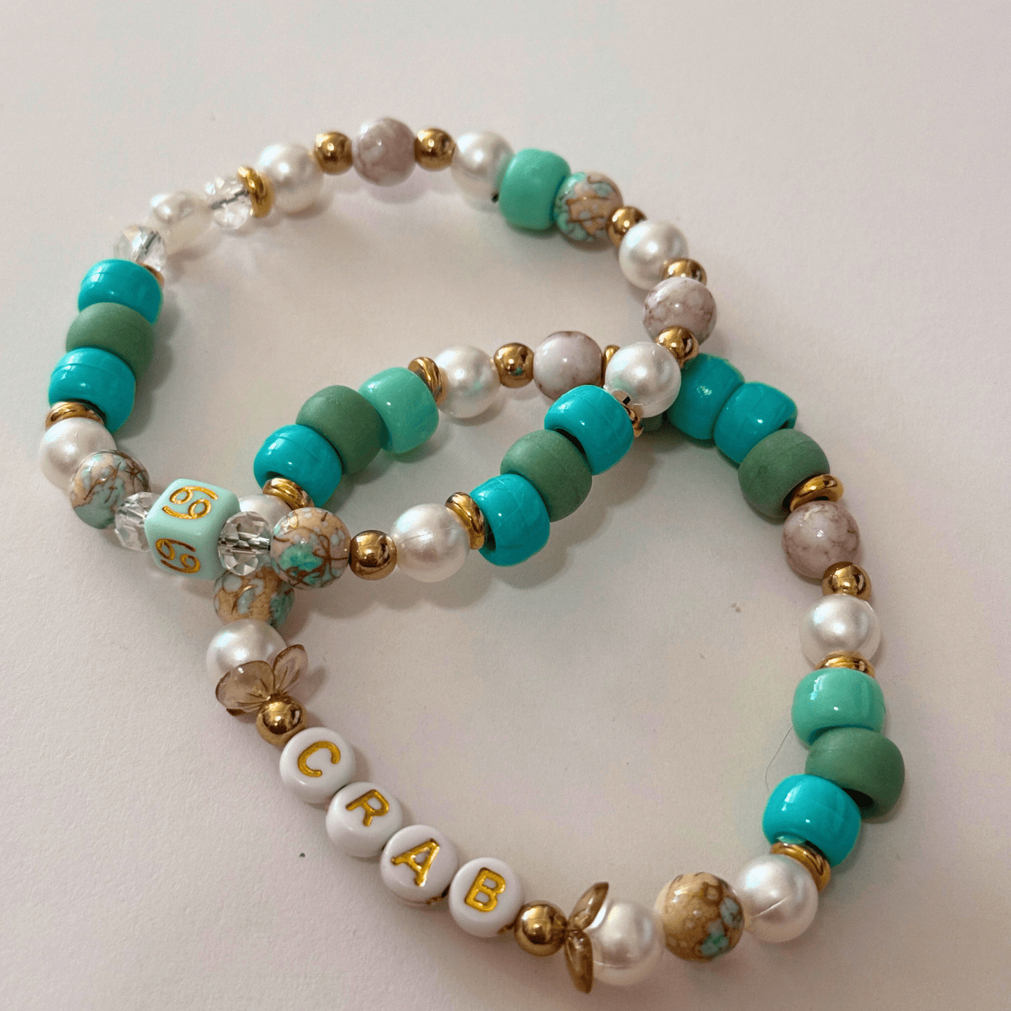 Beaded Zodiac Stretch Bracelet Set | Cosmic Collection Handmade Jewelry - Distinct Designs