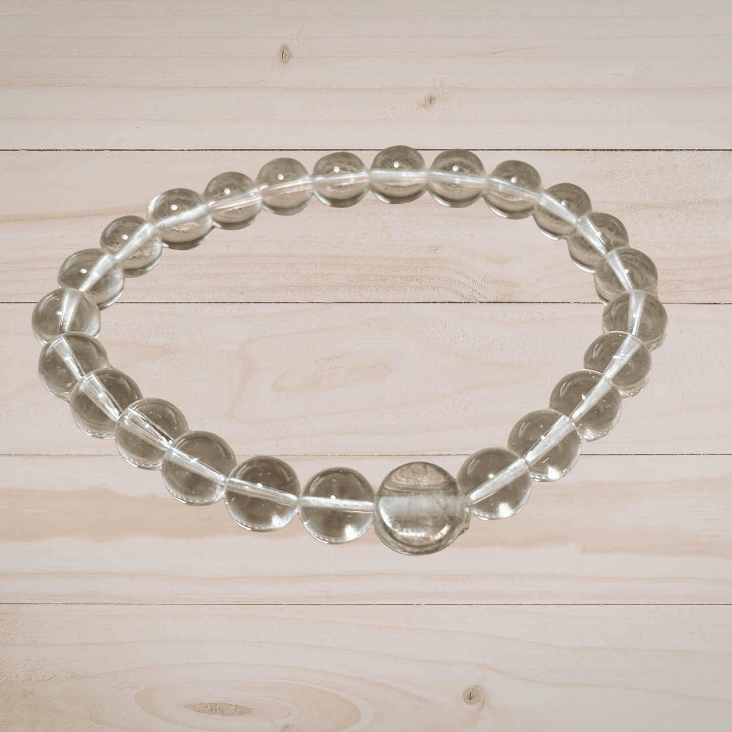 Clear and Blue Glass Beads Bracelet Set | Classic Elegance Handmade Jewelry Collection - Distinct Designs