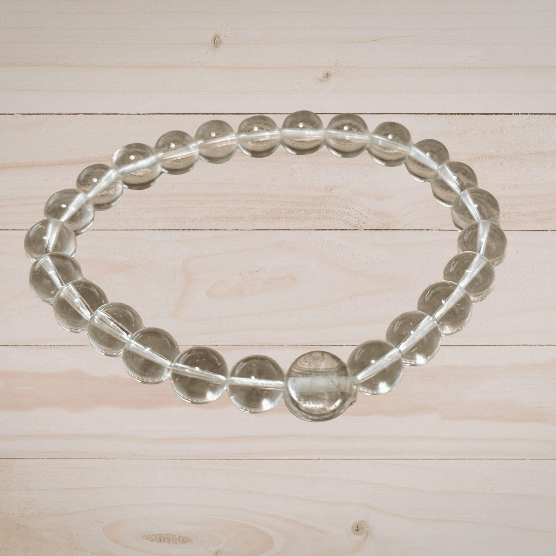 Clear and Blue Glass Beads Bracelet Set | Classic Elegance Handmade Jewelry Collection - Distinct Designs